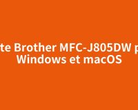 Pilote Brother MFC-J805DW pour Windows et macOS