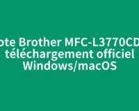 Pilote Brother MFC-L3770CDW : téléchargement officiel Windows/macOS