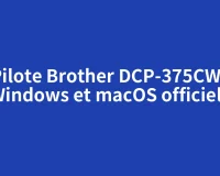 Pilote Brother DCP-375CW : Windows et macOS officiels