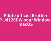 Pilote officiel Brother DCP-J4120DW pour Windows et macOS