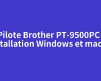 Pilote Brother PT-9500PC : installation Windows et macOS