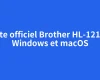Pilote officiel Brother HL-1210W : Windows et macOS