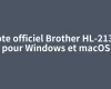 Pilote officiel Brother HL-2135W pour Windows et macOS