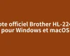 Pilote officiel Brother HL-2242D pour Windows et macOS