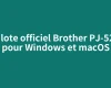 Pilote officiel Brother PJ-522 pour Windows et macOS