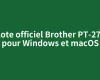 Pilote officiel Brother PT-2730 pour Windows et macOS