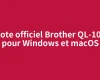 Pilote officiel Brother QL-1050 pour Windows et macOS