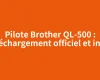 Pilote Brother QL-500 : téléchargement officiel et infos